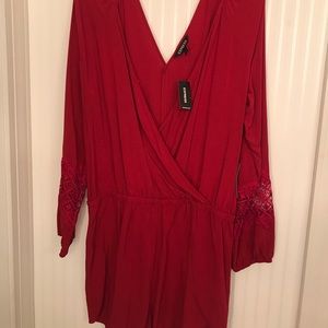 Red Express Romper